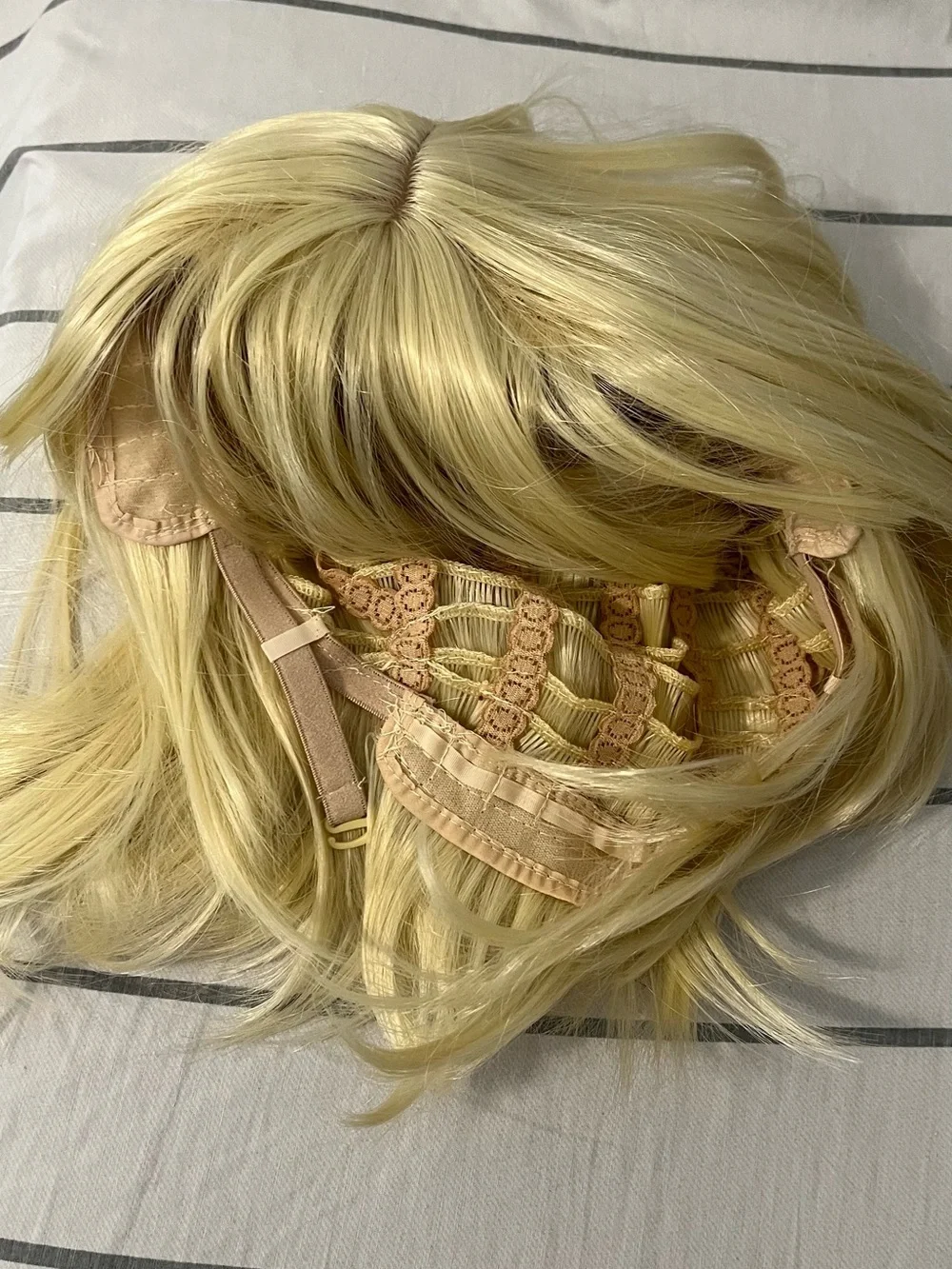 Light Blonde Clip-In Hair Extensions Set - Natural Shine